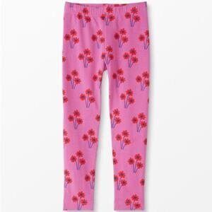 Hanna Andersson Print Leggings Posies Pink Red Floral